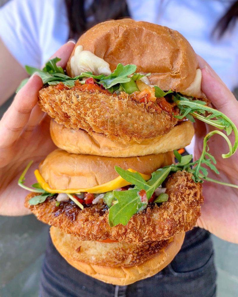 Katsu Sandwiches Stack On Each Other